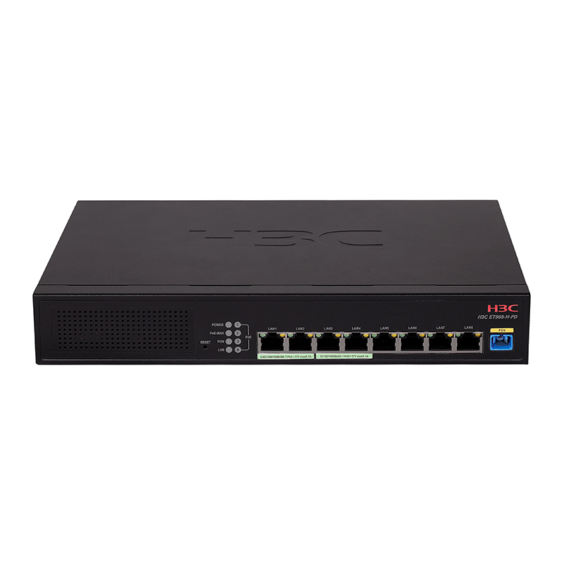 H3C ET908-H-PD-无源光网络单元(2*2.5G(POE+)+2GE(POE+)+4GE)-万兆对称ONU(SC)接口